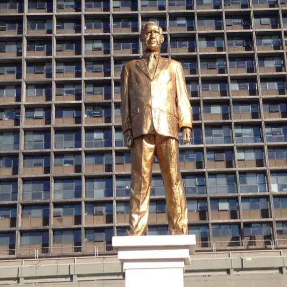 פסל בדמותו של ראש הממשלה בנימין נתניהו