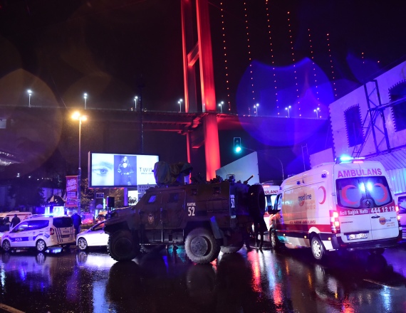 זירת הפיגוע באיסטנבול