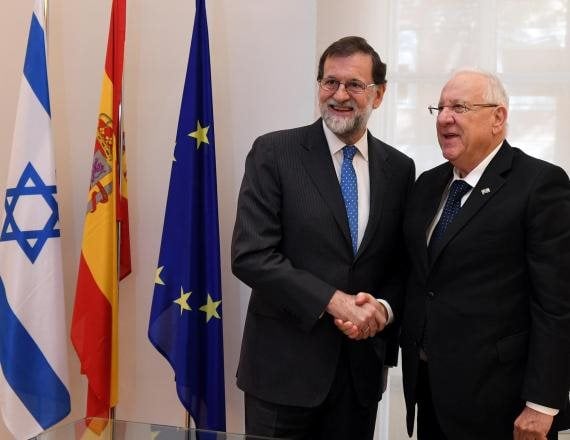 נשיא המדינה ראובן ריבלין וראש ממשלת ספרד מריאנו רחוי