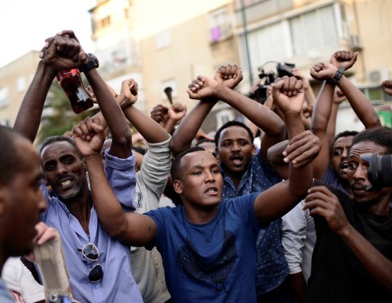 הפגנת האתיופים