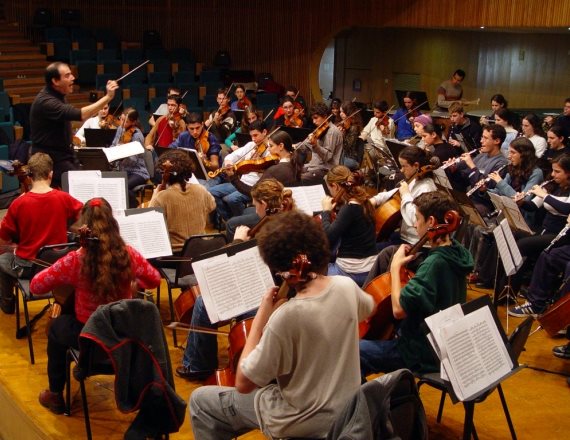 תזמורת בבית הספר תלמה ילין