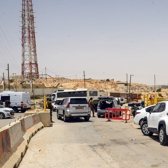 זירת הפיגוע בגבול מצרים