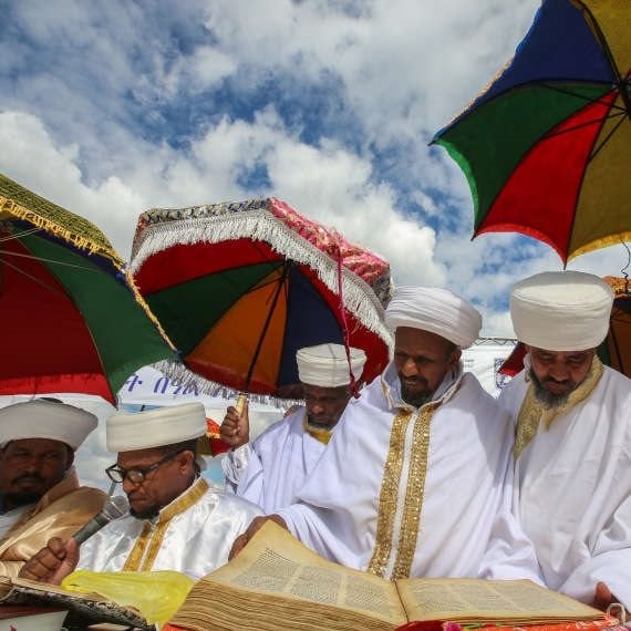 בני הקהילה האתיופית בחג הסיגד - ארכיון