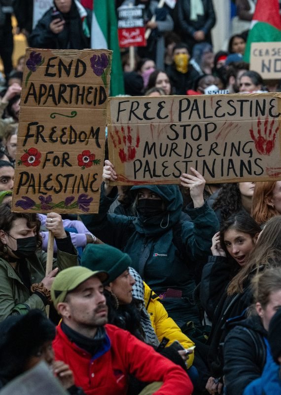 הפגנה פרו פלסטינית