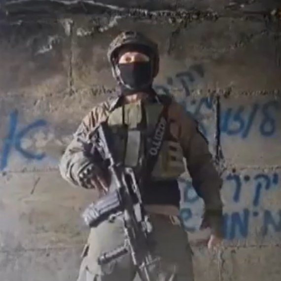 החייל שמופיע בסרטון