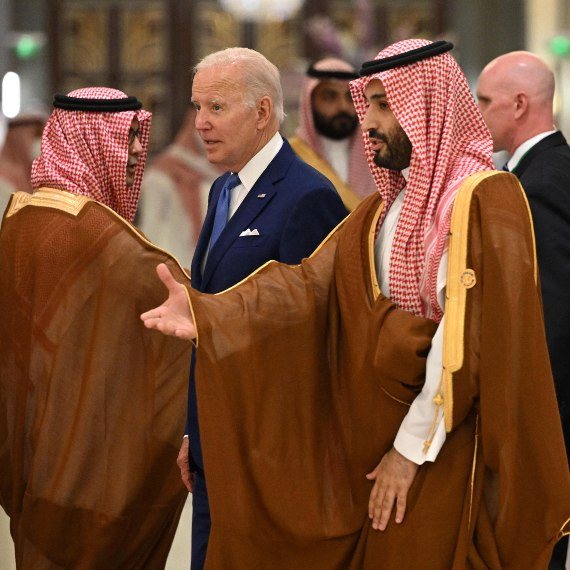 נשיא ארה&quot;ב ג'ו ביידן ויורש העצר הסעודי מוחמד בן סלמאן