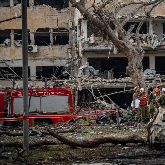 זירת פגיעה בתל אביב