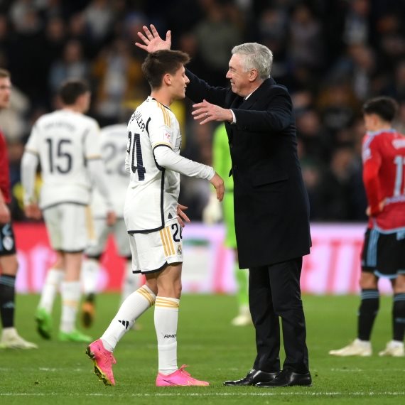 אנצ'לוטי, מאמן ריאל מדריד (ארכיון)