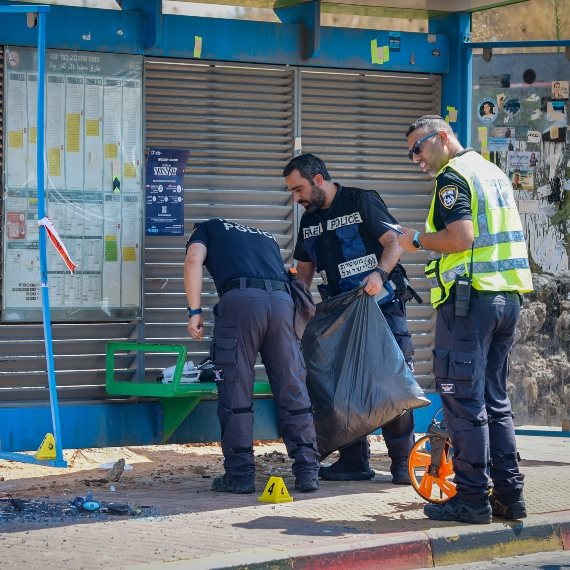 זירת הפיגוע