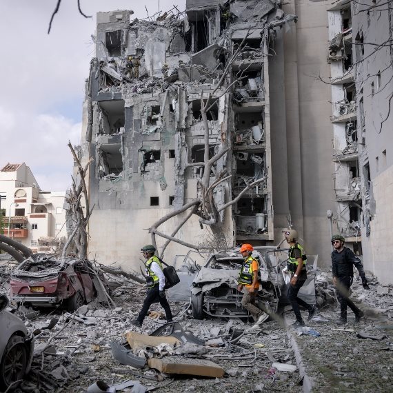 פגיעה של טיל איראני בבאר שבע