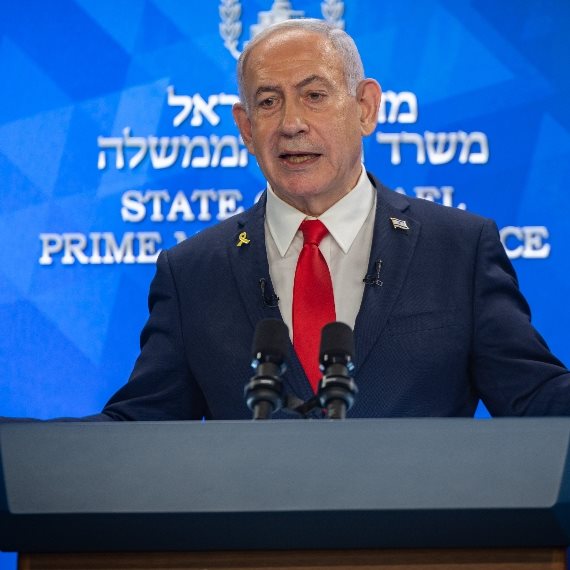 בנימין נתניהו במסיבת העיתונאים