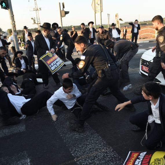 הפגנת חרדים, אתמול