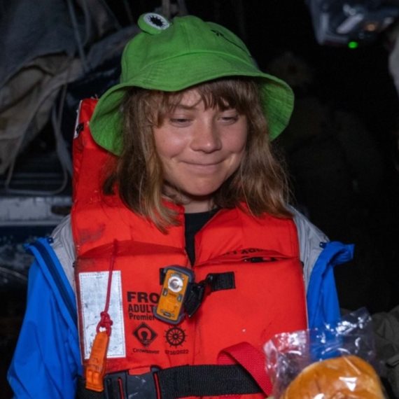 גרטה טונברג במשט הקודם