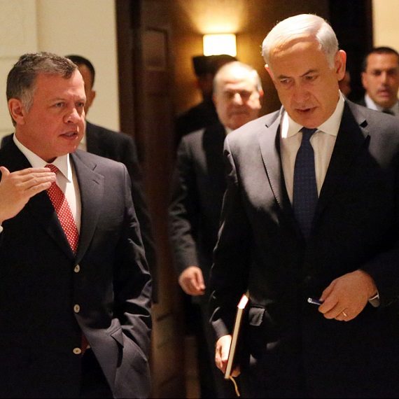 נתניהו ומלך ירדן