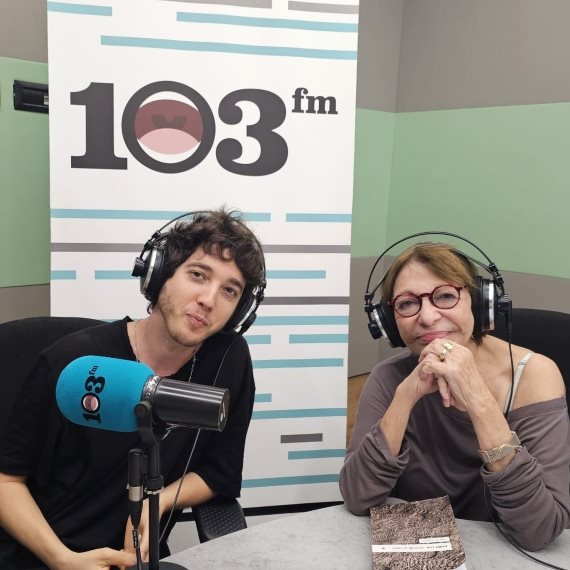 יונתן ארצי עם רבקה מיכאלי