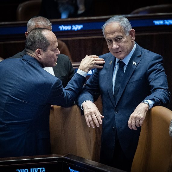 בנימין נתניהו וניר ברקת