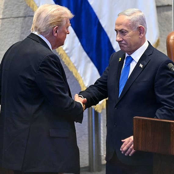 דונלד טראמפ ובנימין נתניהו