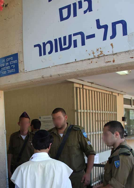 גיוס חרדין. למצולמים אין קשר לכתבה