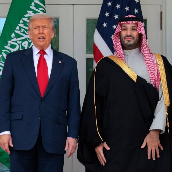 דונלד טראמפ ובן סלמאן