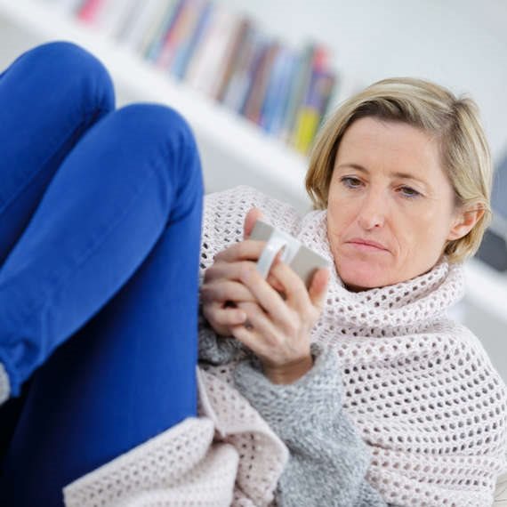 אישה חולה - אילוסטרציה