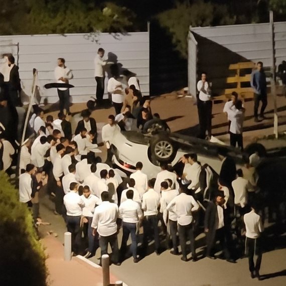 הפגנת חרדים ברמת גן