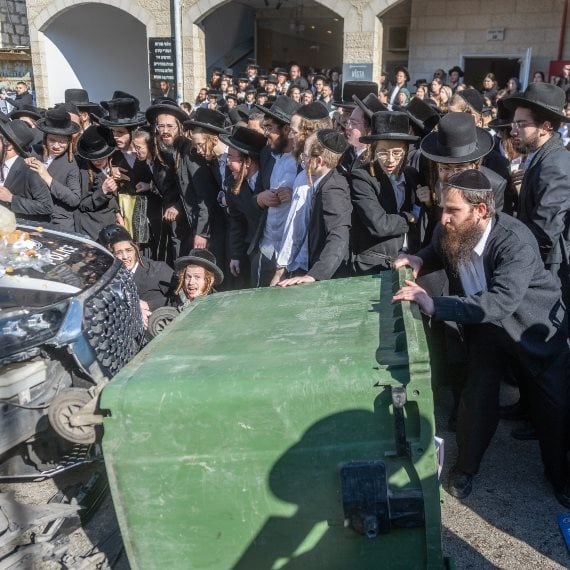 הפגנת חרדים