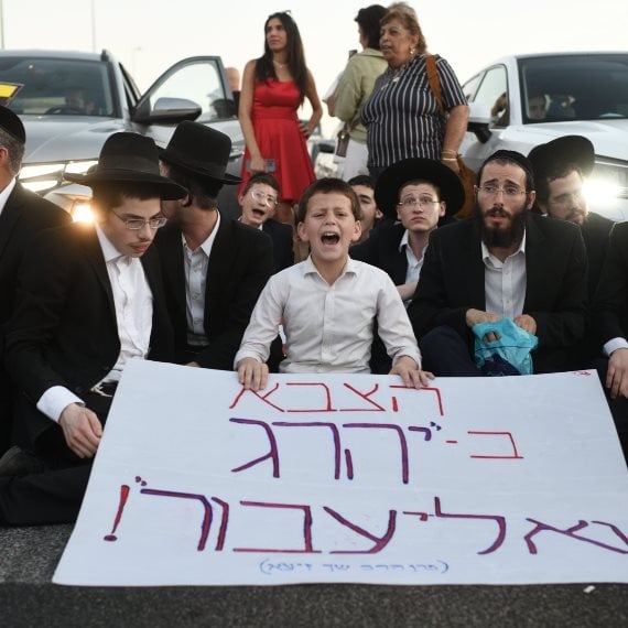 הפגנות חרדים נגד גיוס - למצולמים אין קשר לנאמר