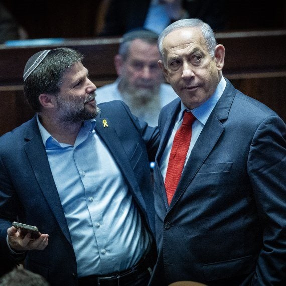 בנימין נתניהו ובצלאל סמוטריץ'