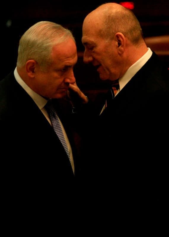 אולמרט ונתניהו