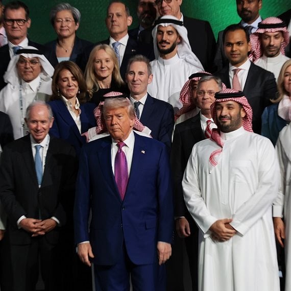 דונלד טראמפ ומוחמד בן סלמאן בסעודיה