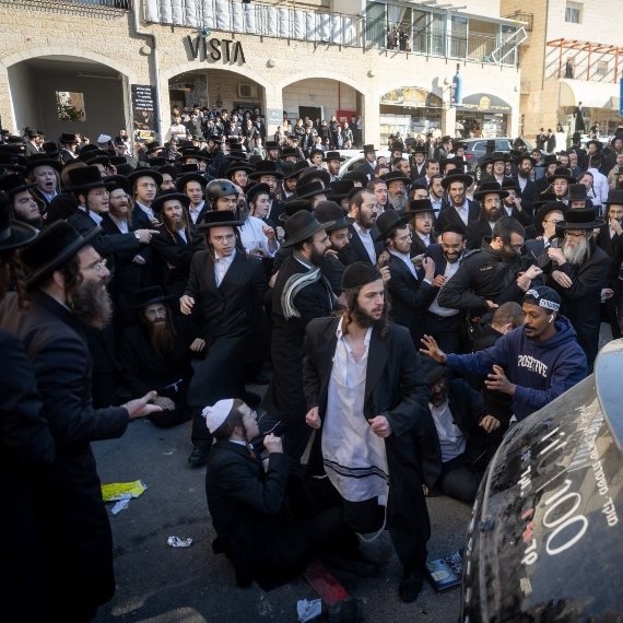 הפגנת חרדים