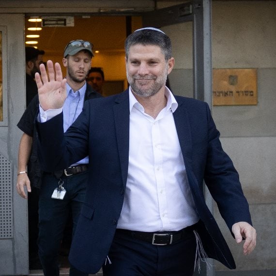 בצלאל סמוטריץ' במשרד האוצר