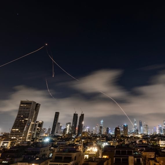 טילים איראנים בשמי ירושלים