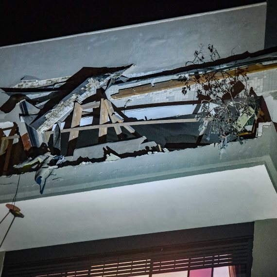 זירת הנפילה ברמת גן