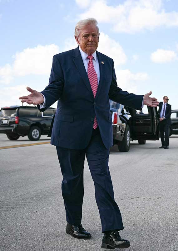 מחפש היסטוריה? דונלד טראמפ, שלשום