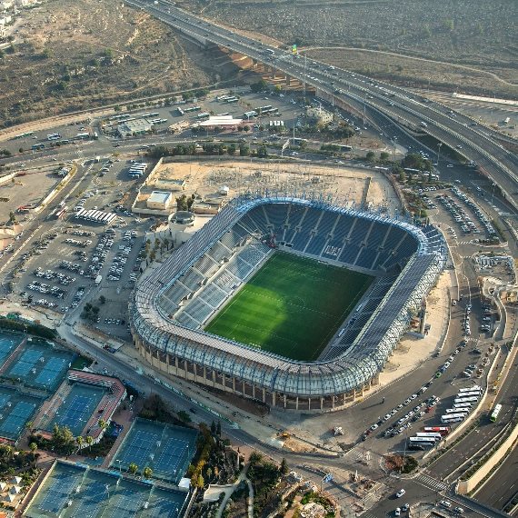 איצטדיון טדי מבט מלמעלה ירושלים - צילום פלאש 90