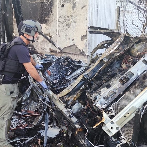 נפילת טיל באזור הצפון - למצולם אין קשר לנאמר