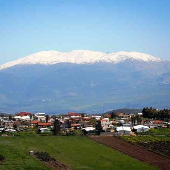 רמת הגולן הרים שלג טבע עמק יעקב לדרמן פלאש90