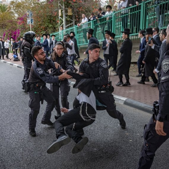 הפגנת חרדים