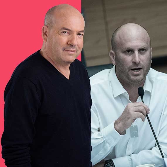 ח"כ יצחק קרויזר ואיל ברקוביץ'