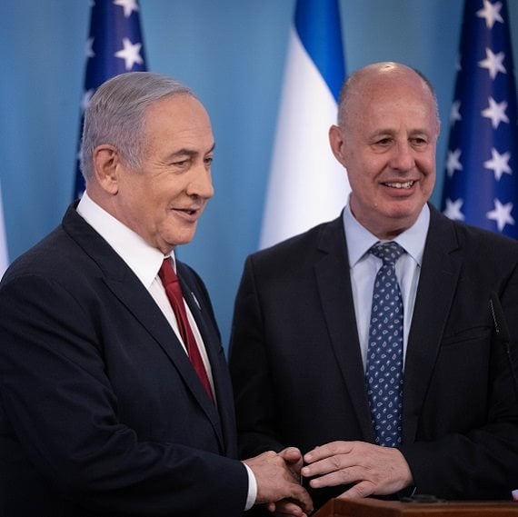 ראש הממשלה נתניהו וראש המל"ל לשעבר צחי הנגבי