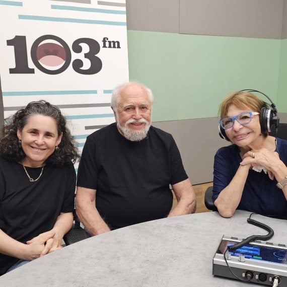 יהושע סובול ואילה אשרוב עם רבקה מיכאלי