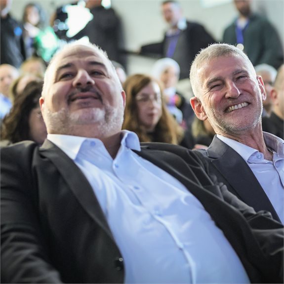 יאיר גולן ומנסור עבאס