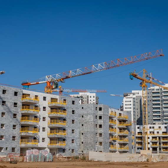 בניה בניינים דיור שיכון קבלן קבלנים - צילום יוסי אלוני פלאש 90
