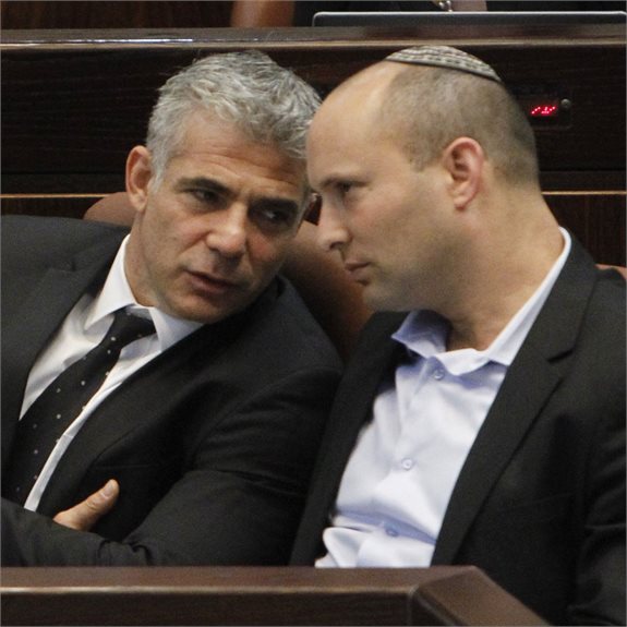 נפתלי בנט ויאיר לפיד