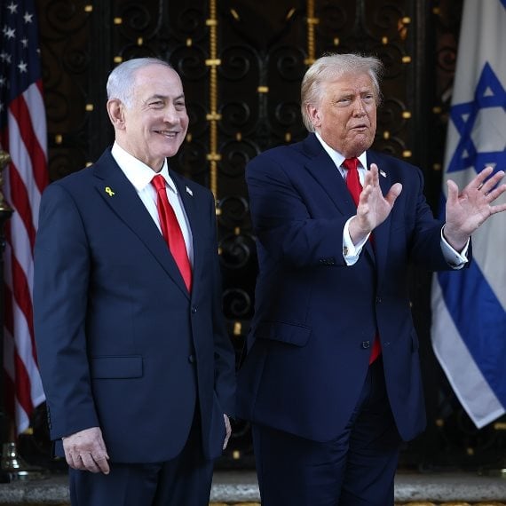 נשיא ארה"ב דונלד טראמפ ורה"מ בנימין נתניהו