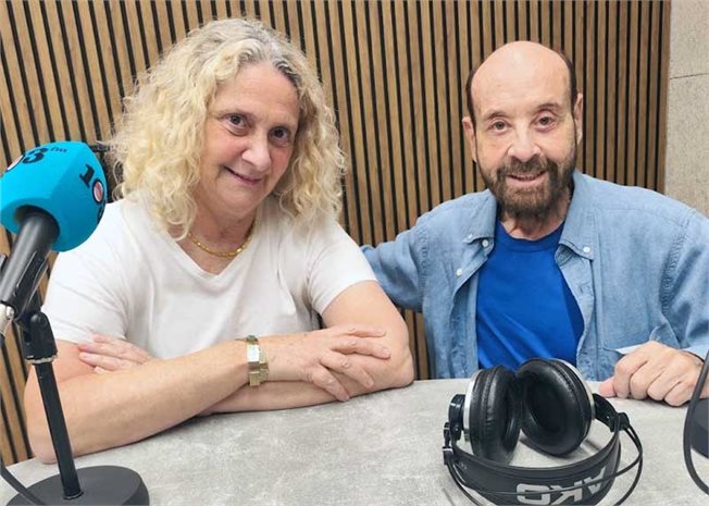 פרופ' קרסו ופרופ' גולדשטיין באולפן // צילום: יניב מורוזובסקי/103fm